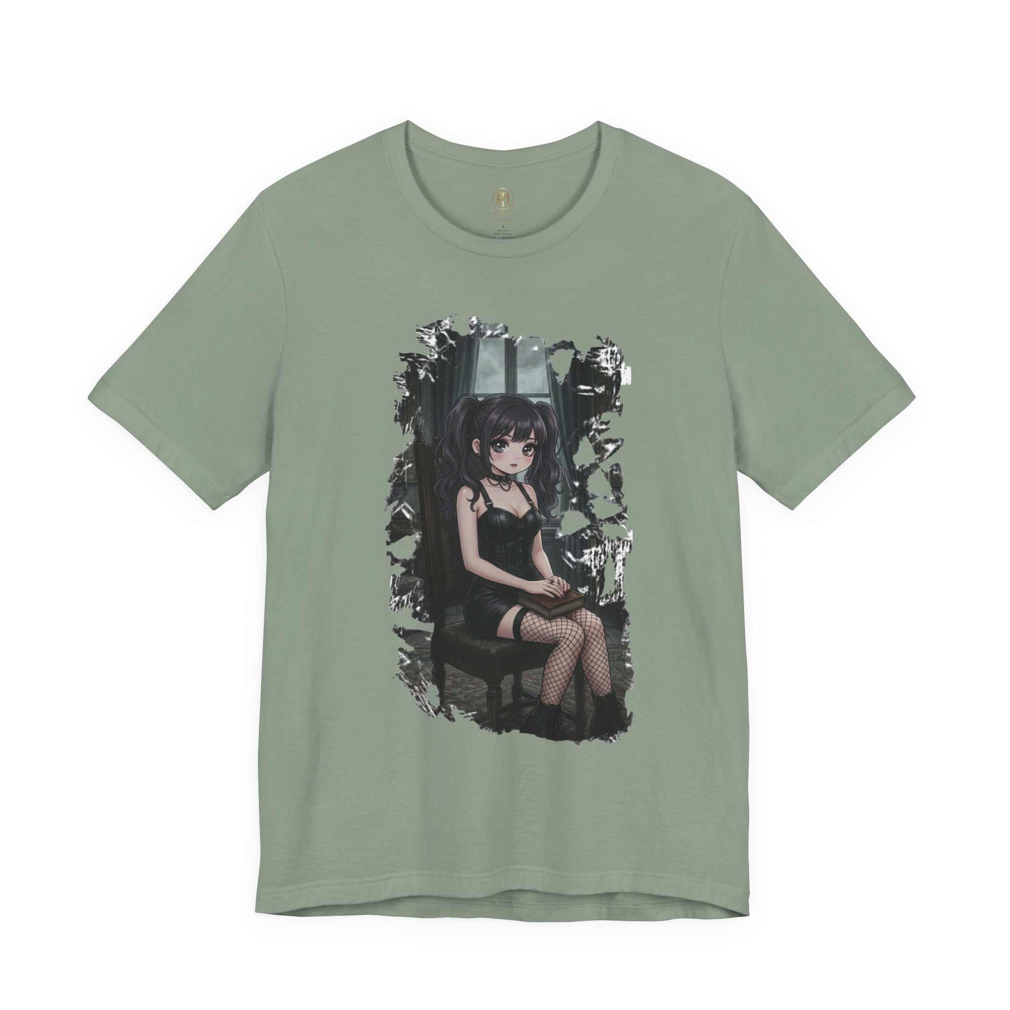 Gothic Anime Girl Victorian Room T-Shirt