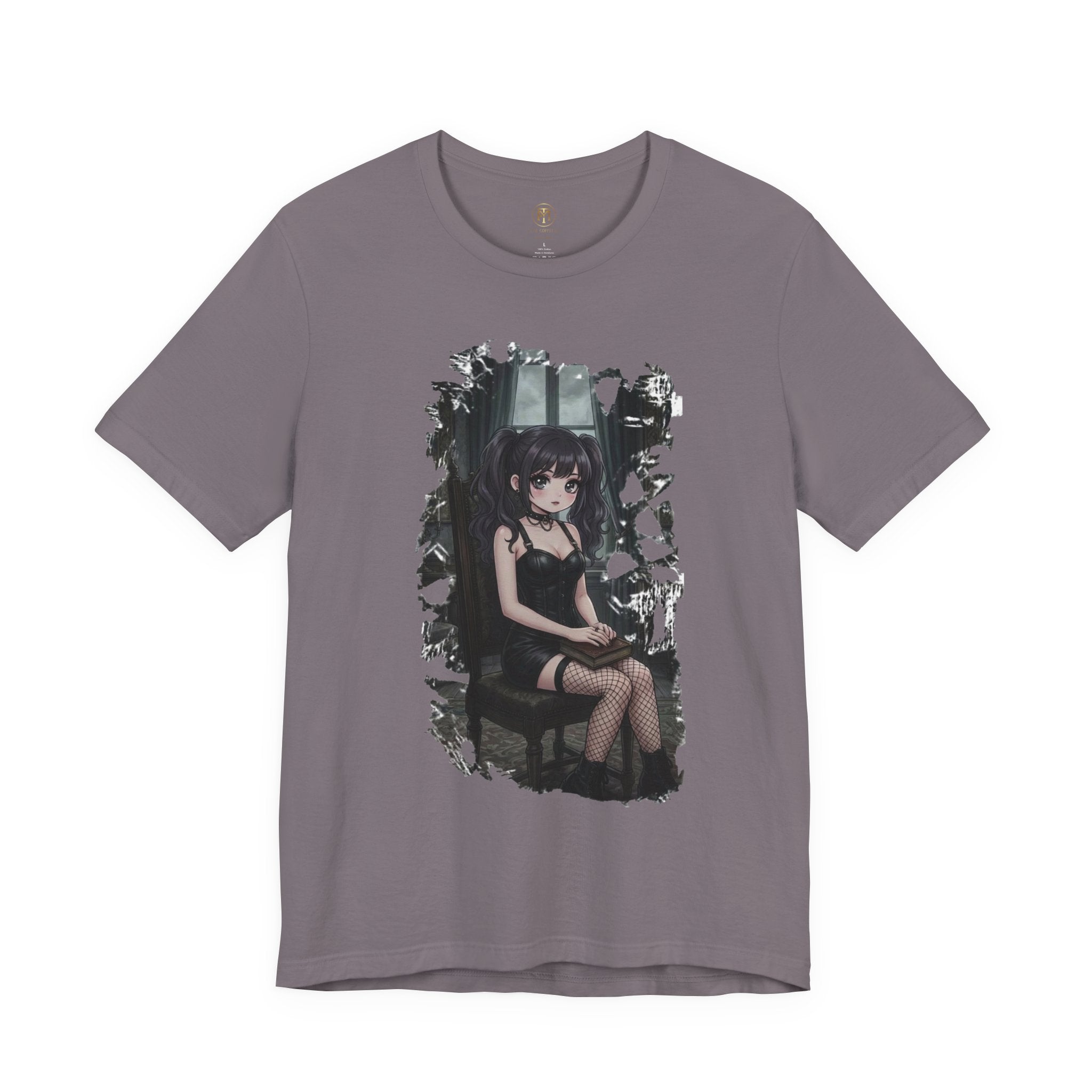 Gothic Anime Girl Victorian Room T-Shirt