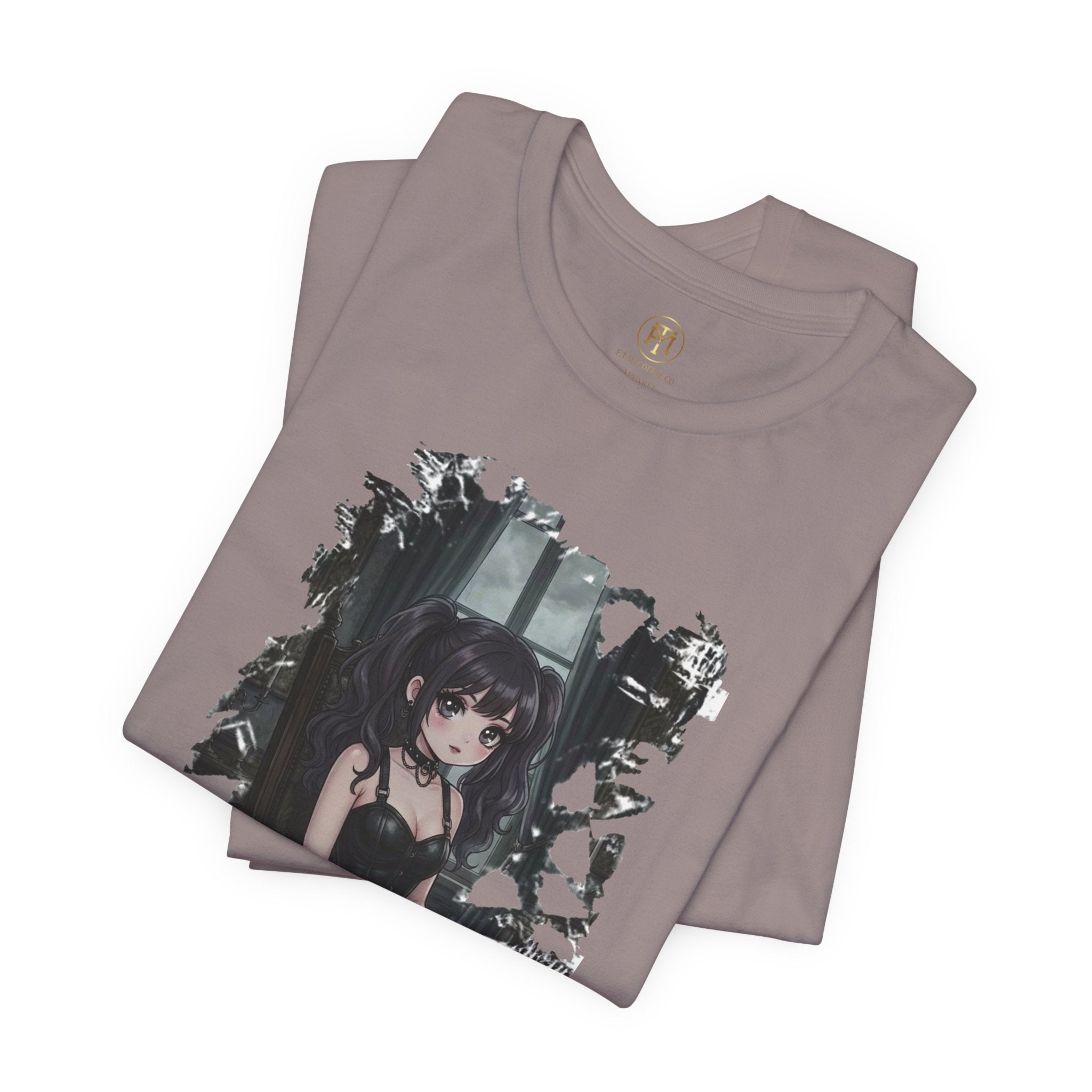 Gothic Anime Girl Victorian Room T-Shirt