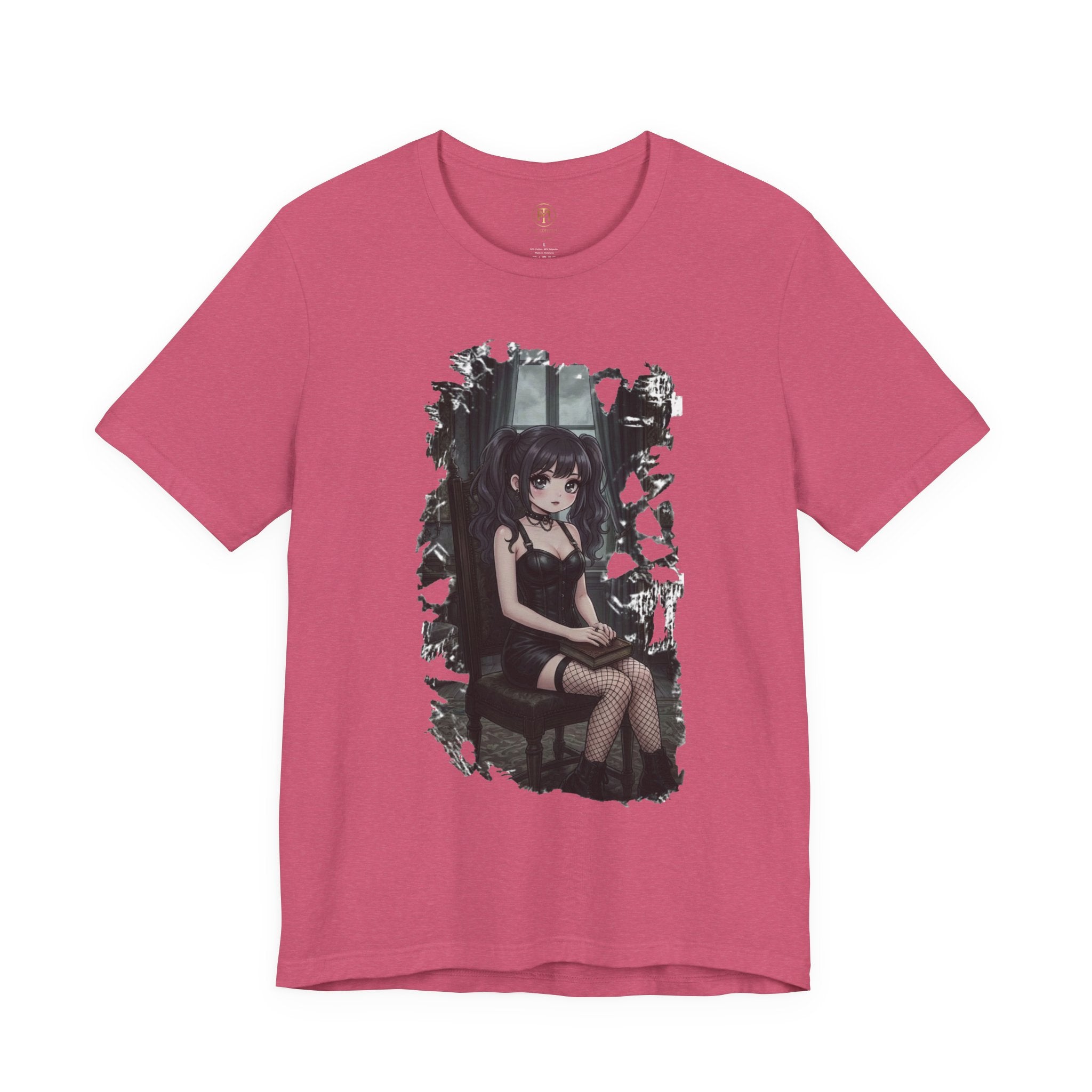 Gothic Anime Girl Victorian Room T-Shirt