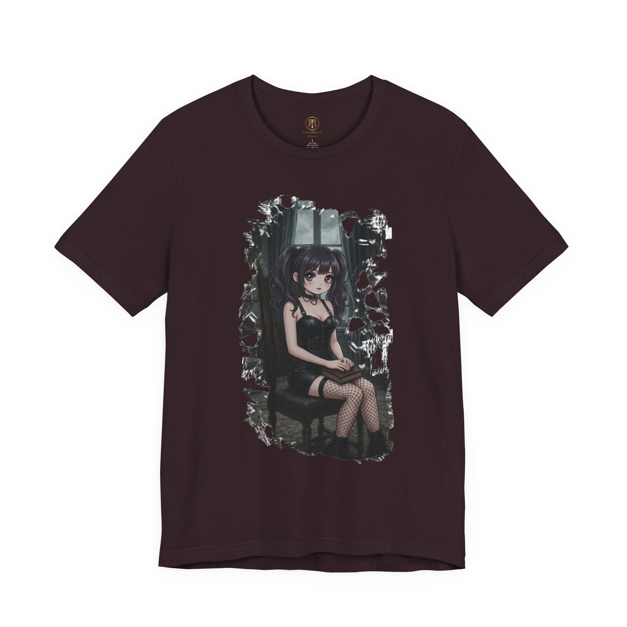 Gothic Anime Girl Victorian Room T-Shirt