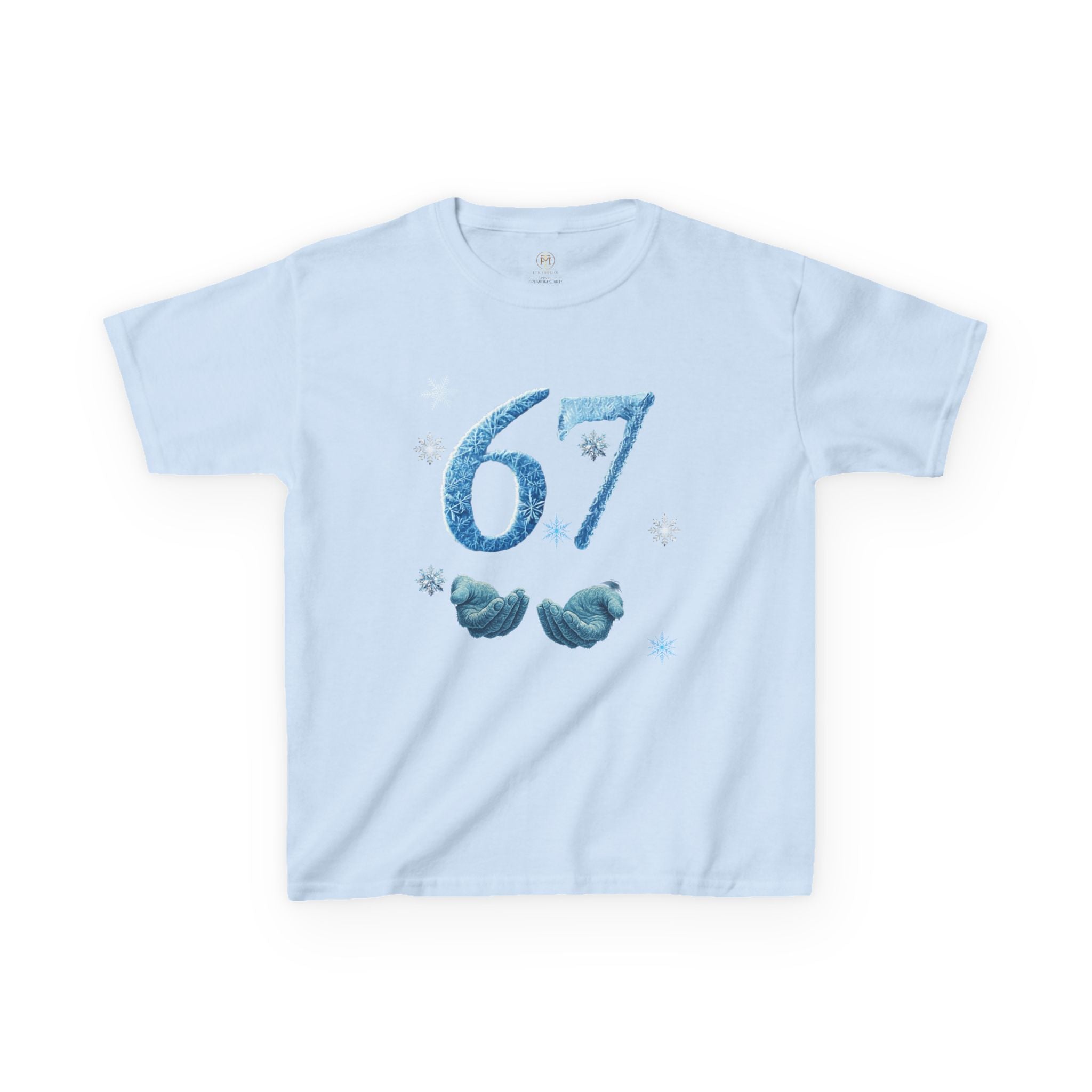Icy 67  Kids Tee | Winter Number Shirt