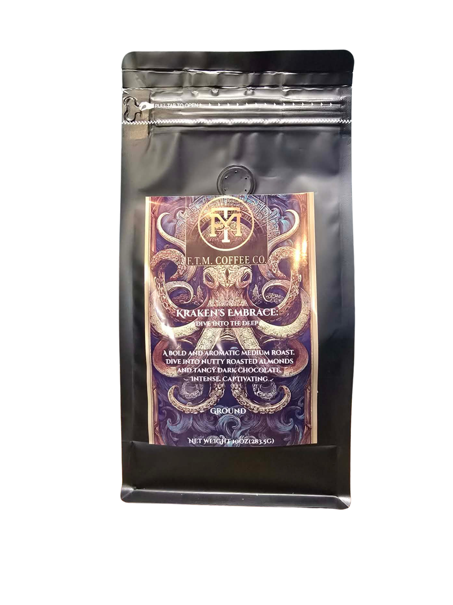 Kraken's Embrace: Dive into the Deep Ground Medium Roast