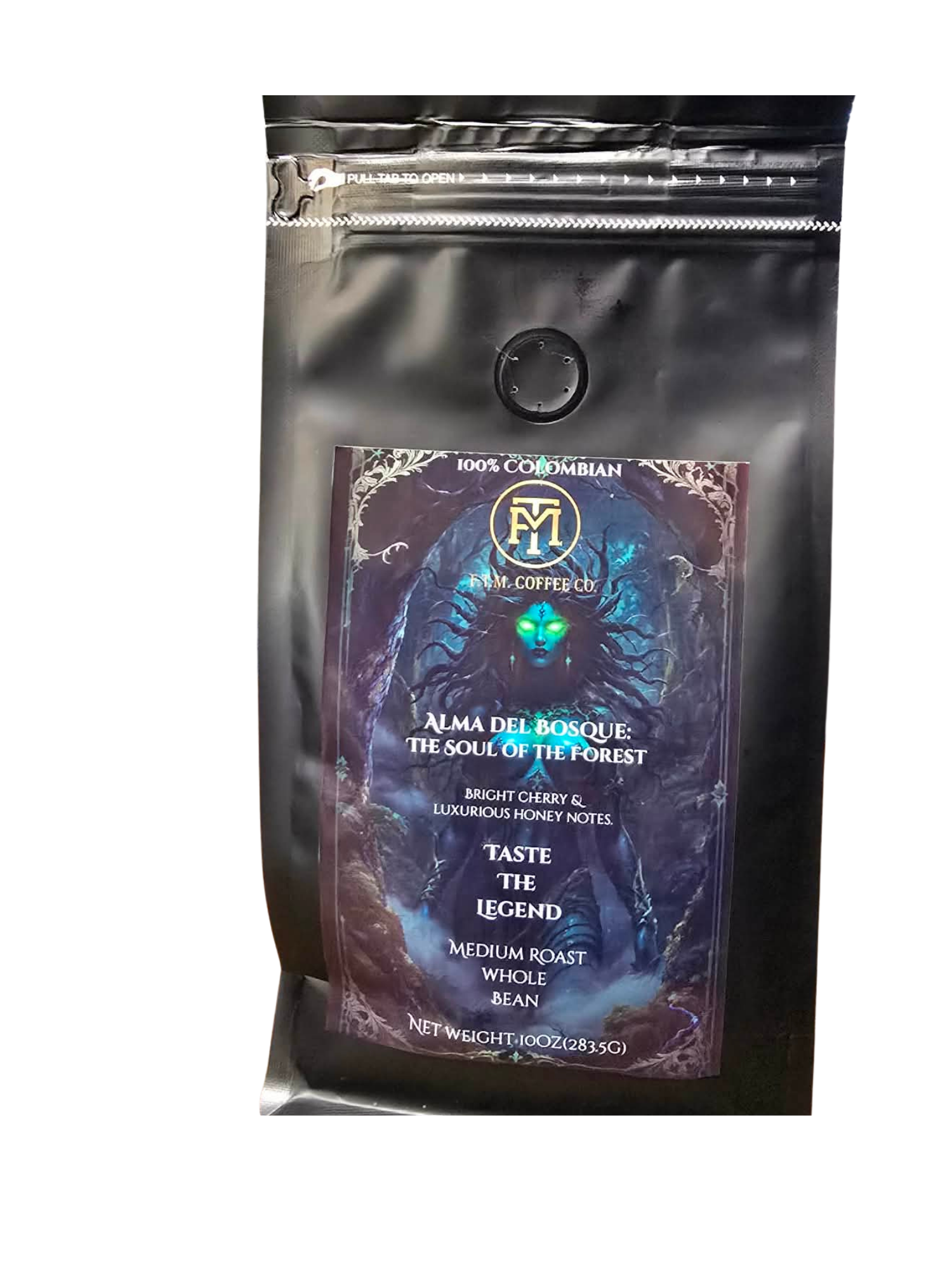 Alma del Bosque: The Soul of the Forest 100% Colombian Whole Bean Coffee