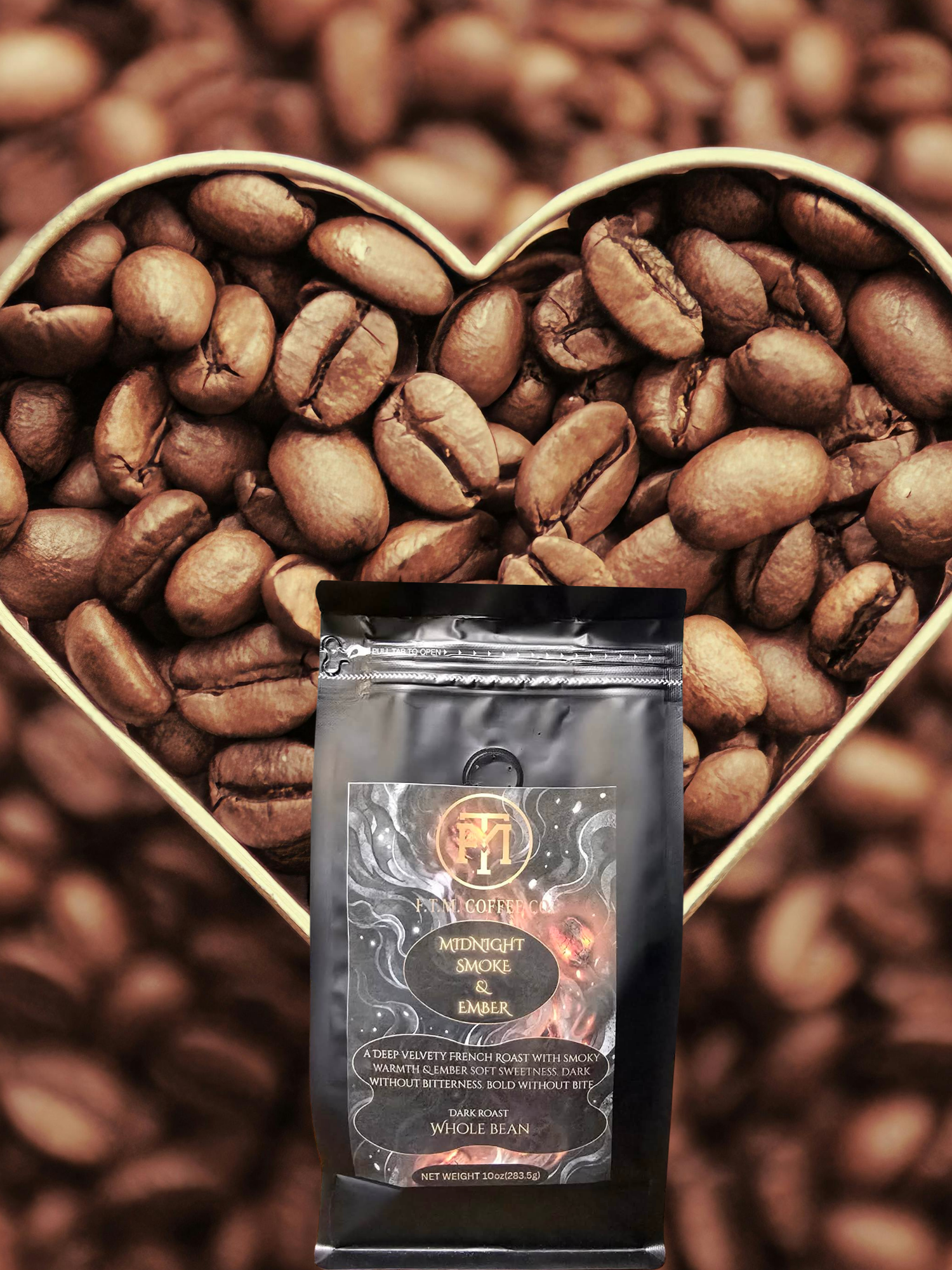 Midnight Smoke & Ember Whole Bean Extra-Dark Roast
