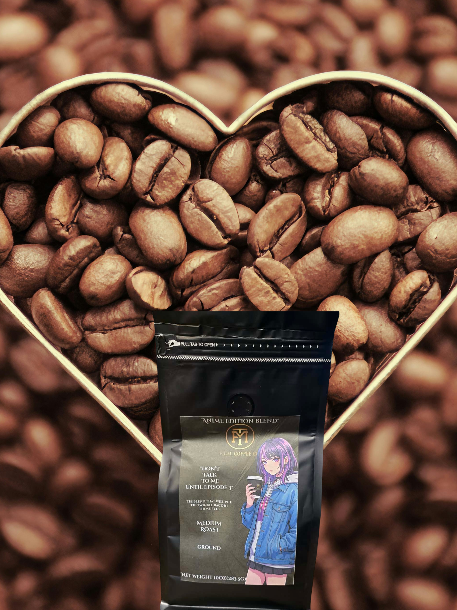 Anime Edition Blend Medium-Dark Roast Ground