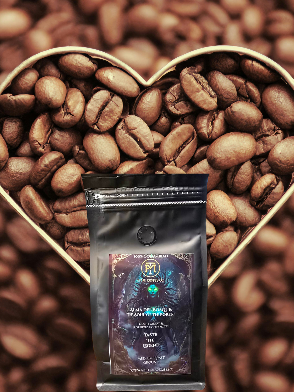 Alma del Bosque: The Soul of the Forest 100% Colombian Ground Coffee