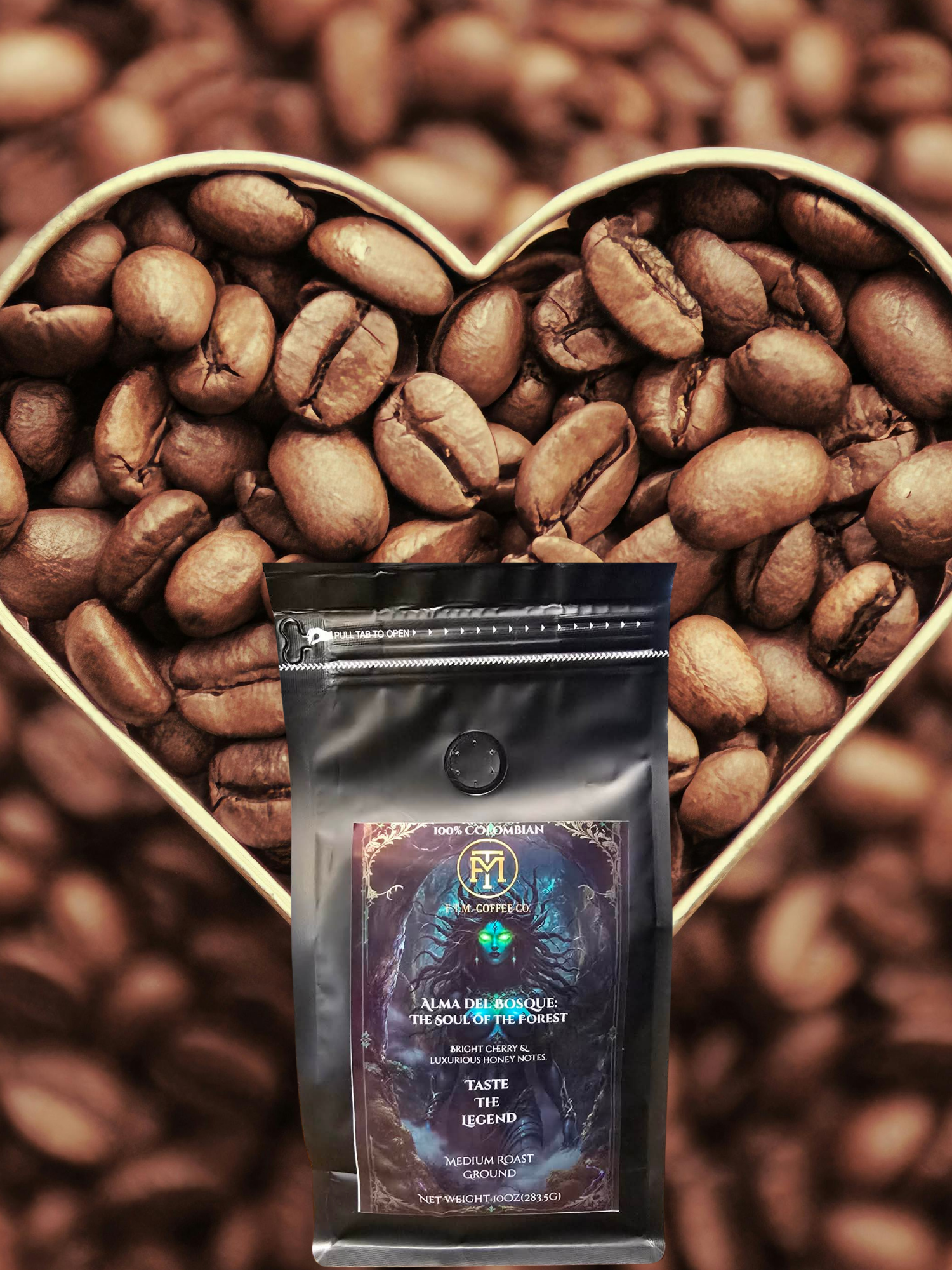 Alma del Bosque: The Soul of the Forest 100% Colombian Ground Coffee