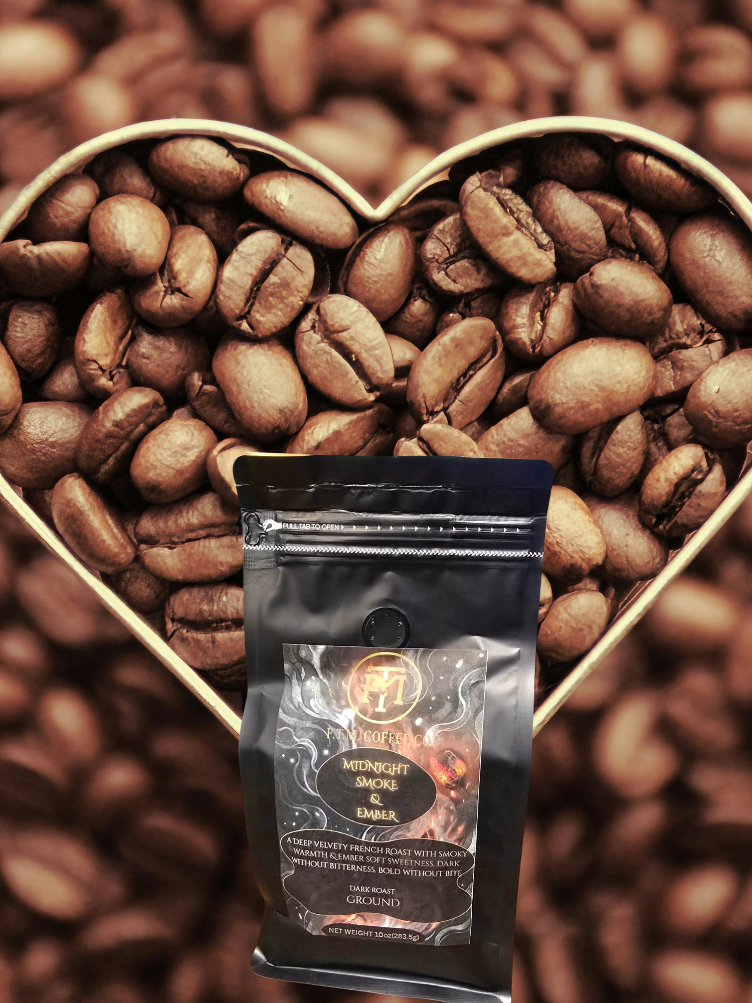 Midnight Smoke & Ember Ground Dark Roast