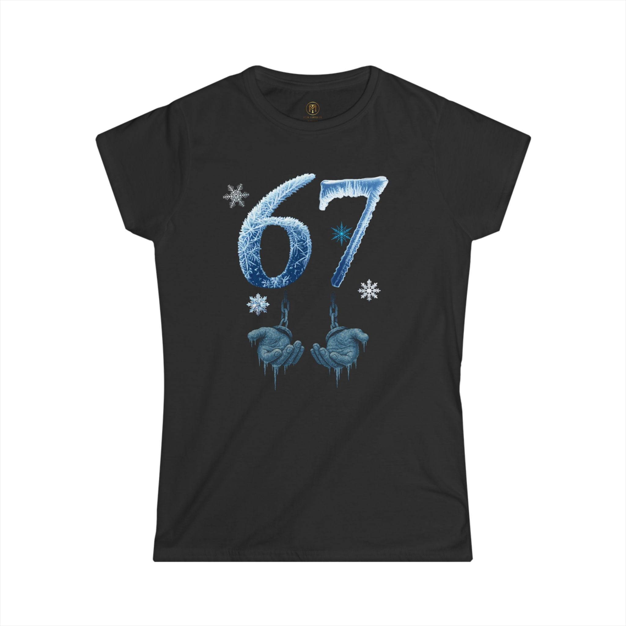 Icy Number 67 Winter Frosted Chains Tee