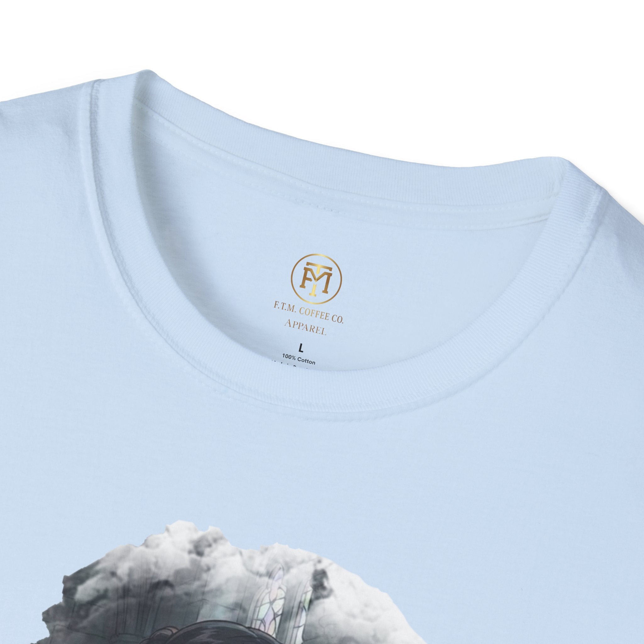 Gothic Anime Girl T-Shirt | Dark Victorian Illustration