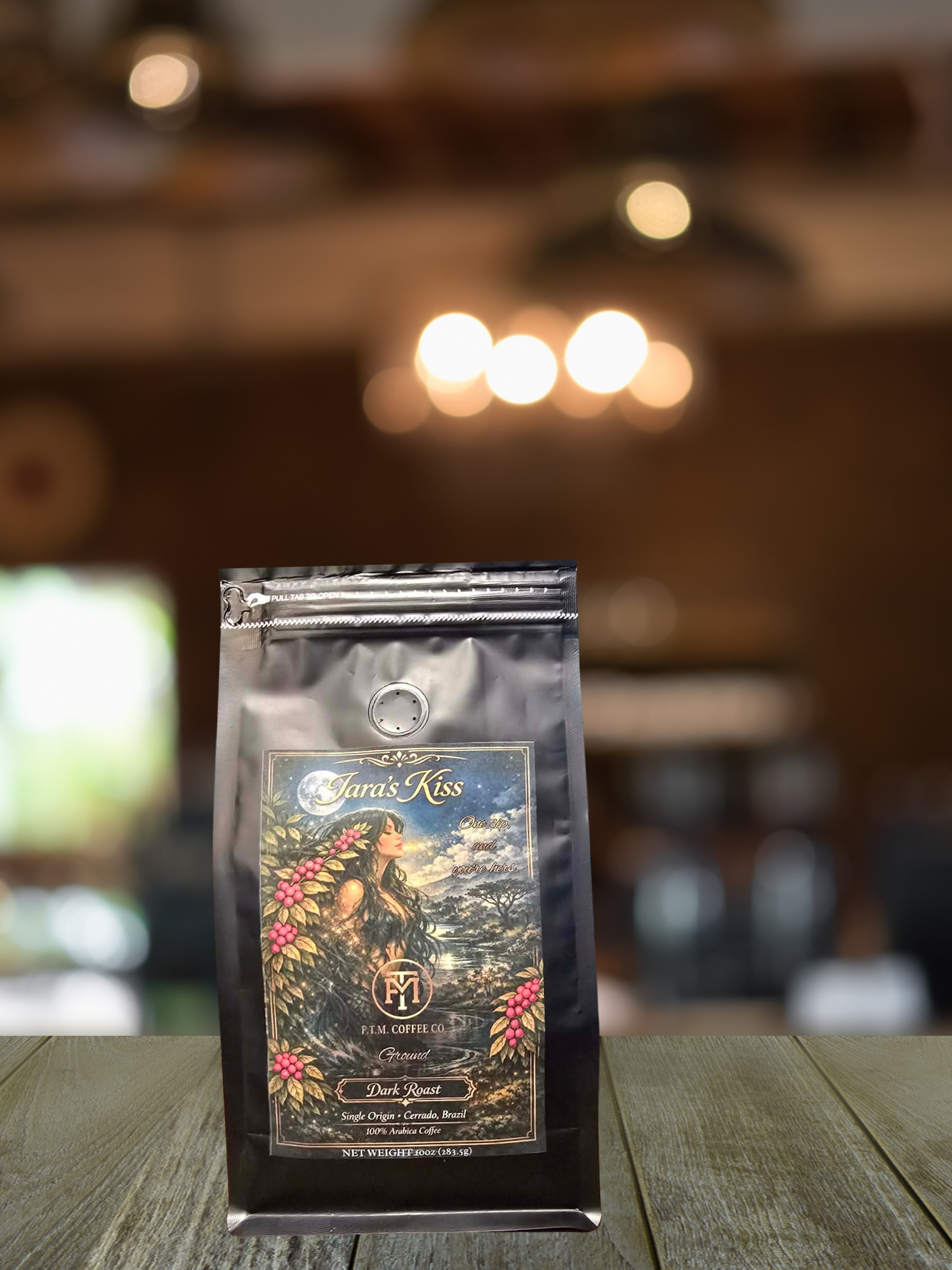 Iara's Kiss 100% Brazilian Premium Medium-Dark Roast Ground Coffee