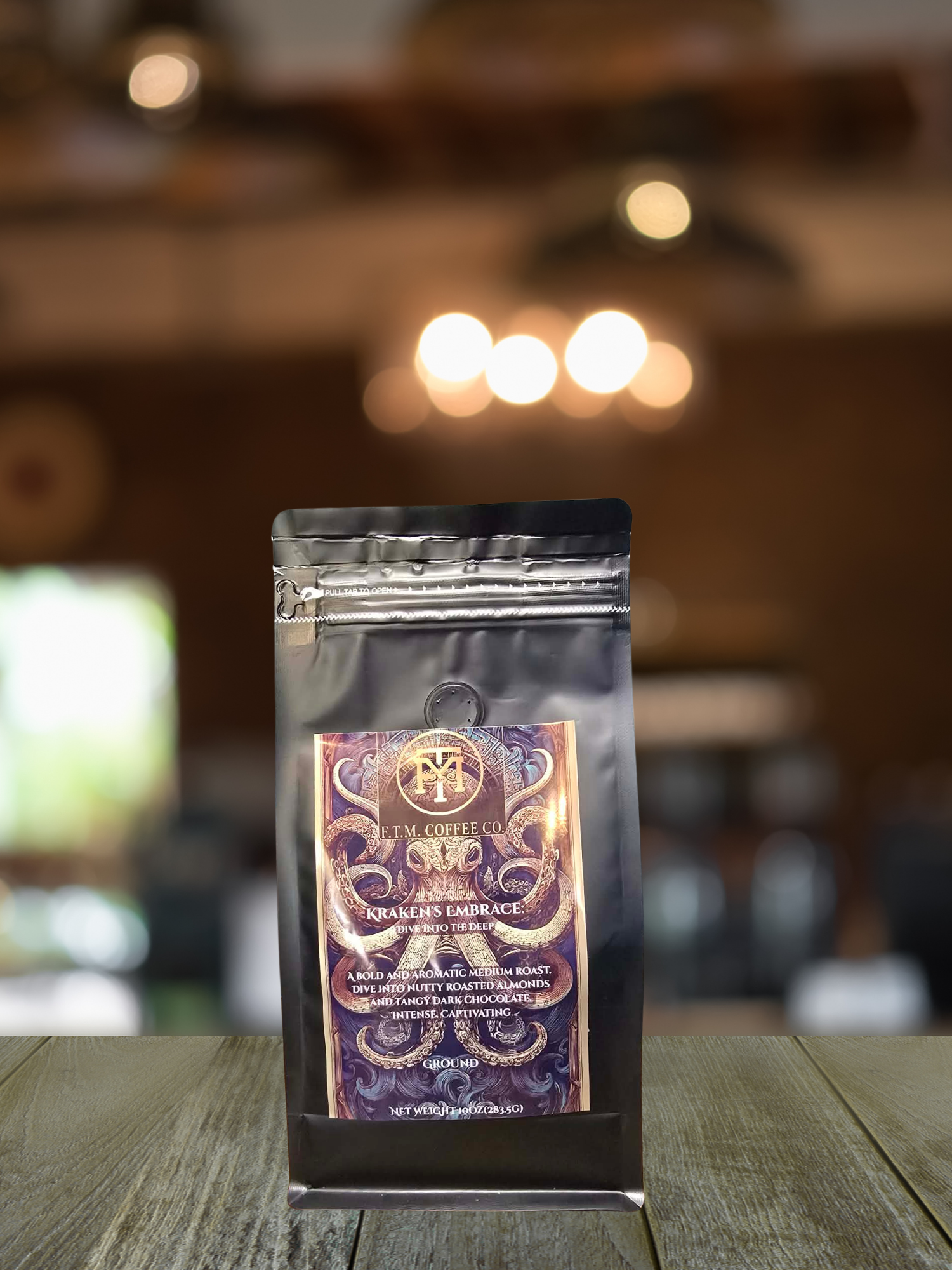 Kraken's Embrace: Dive into the Deep Ground Medium Roast