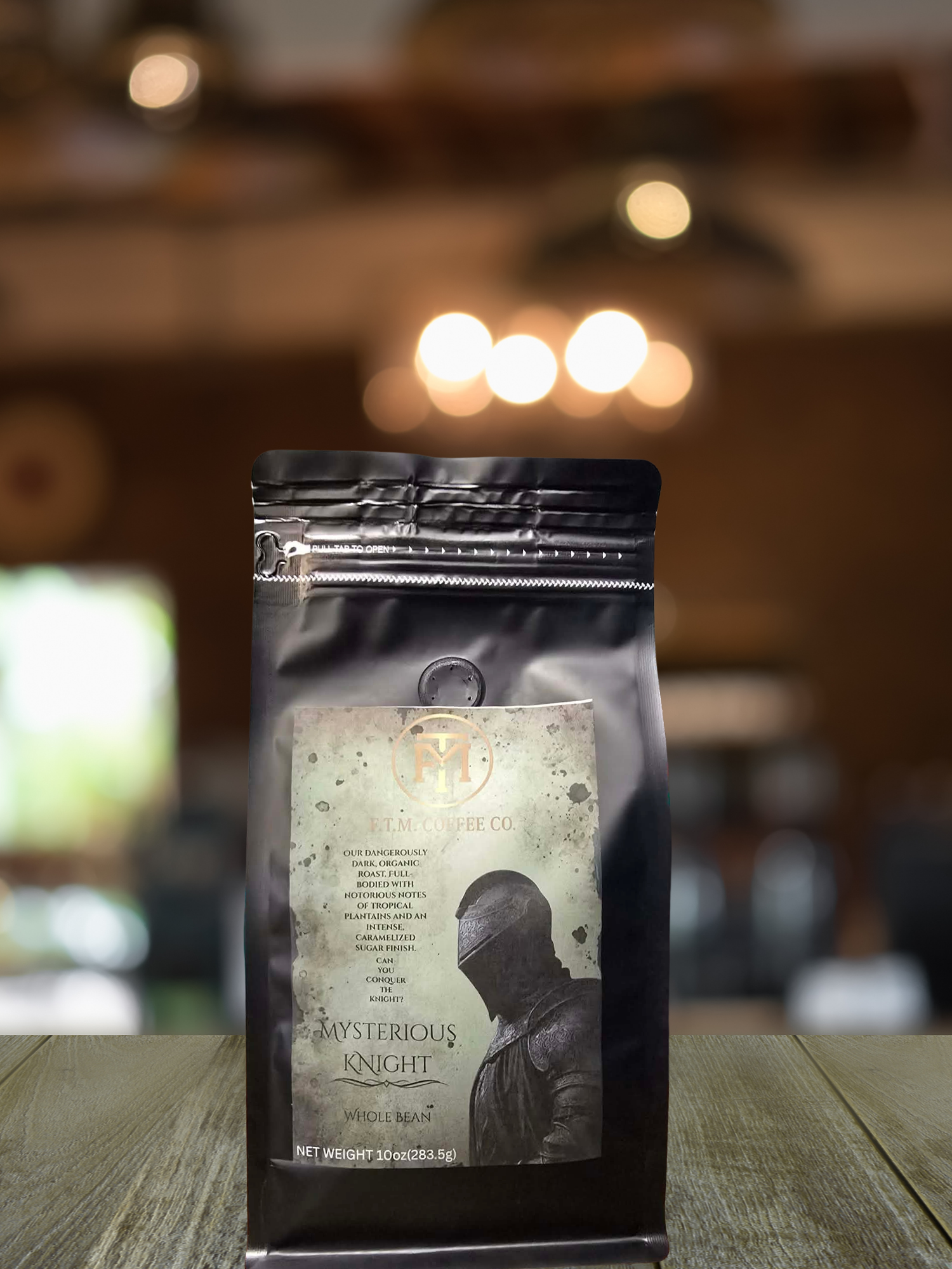 Mysterious Knight Blend Whole Bean Dark Roast