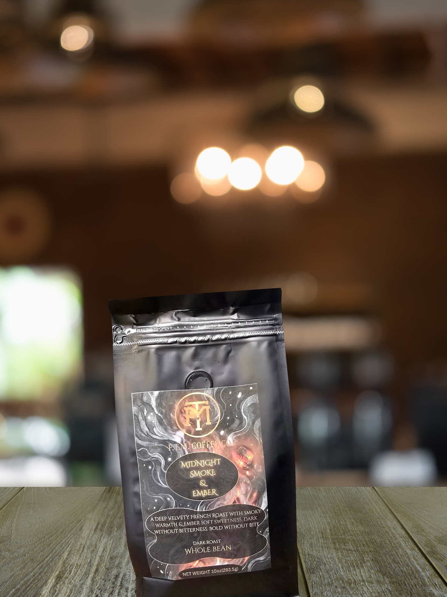 Midnight Smoke & Ember Whole Bean Extra-Dark Roast