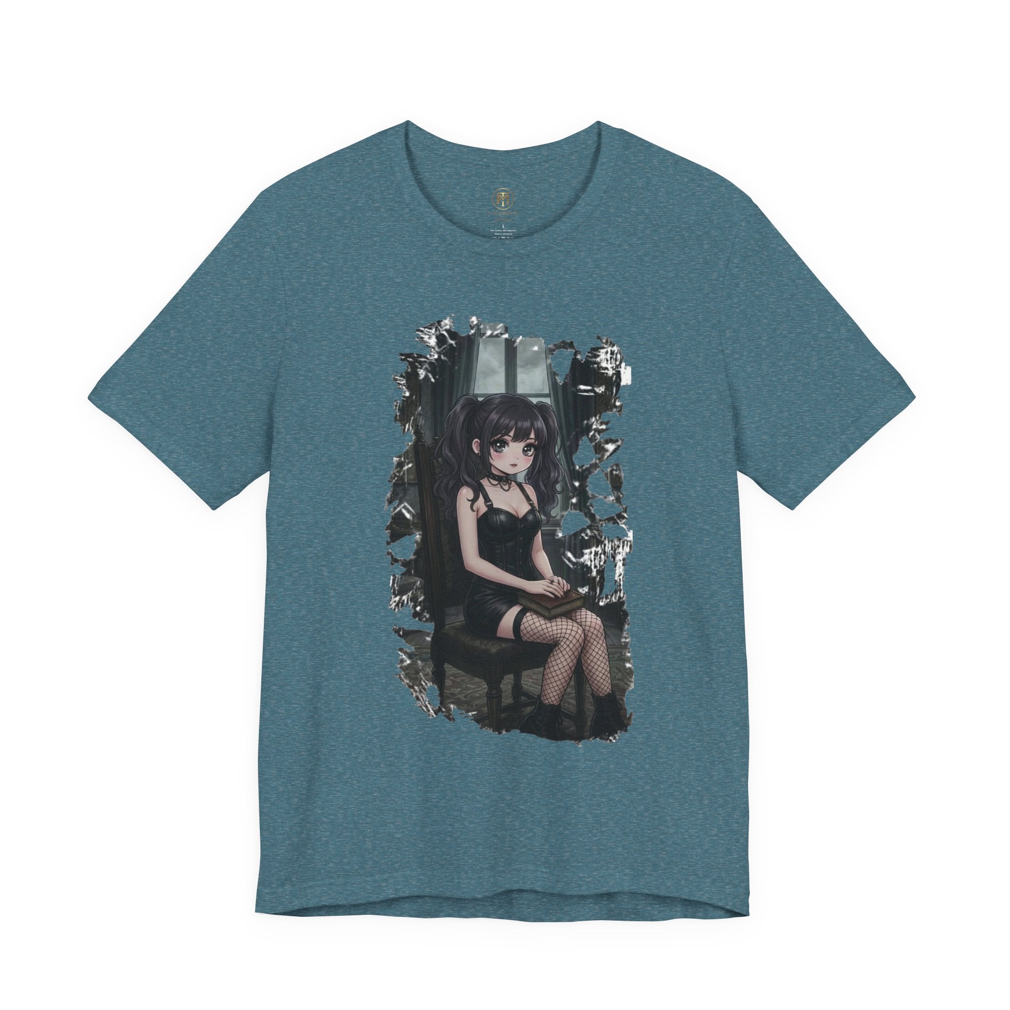 Gothic Anime Girl Victorian Room T-Shirt