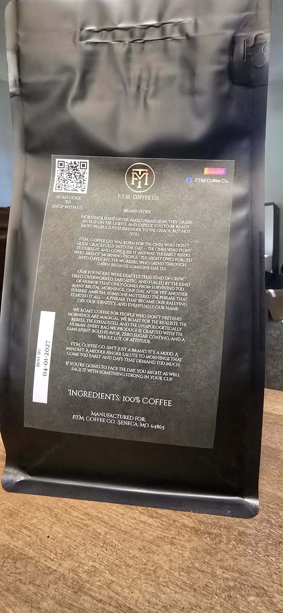 Ascension Whole Bean Light Roast High-Altitude Andes Blend. No Bitter. No Mercy.