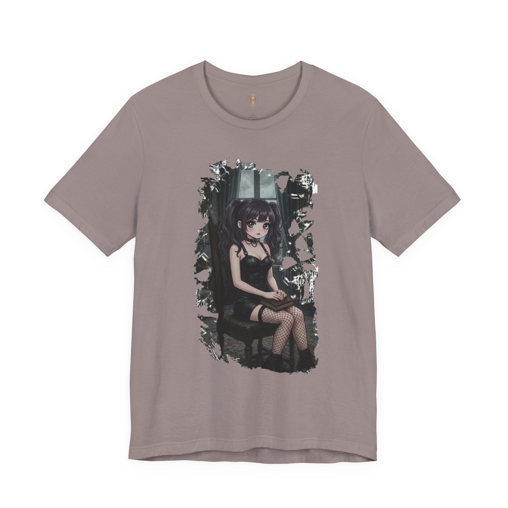 Gothic Anime Girl Victorian Room T-Shirt