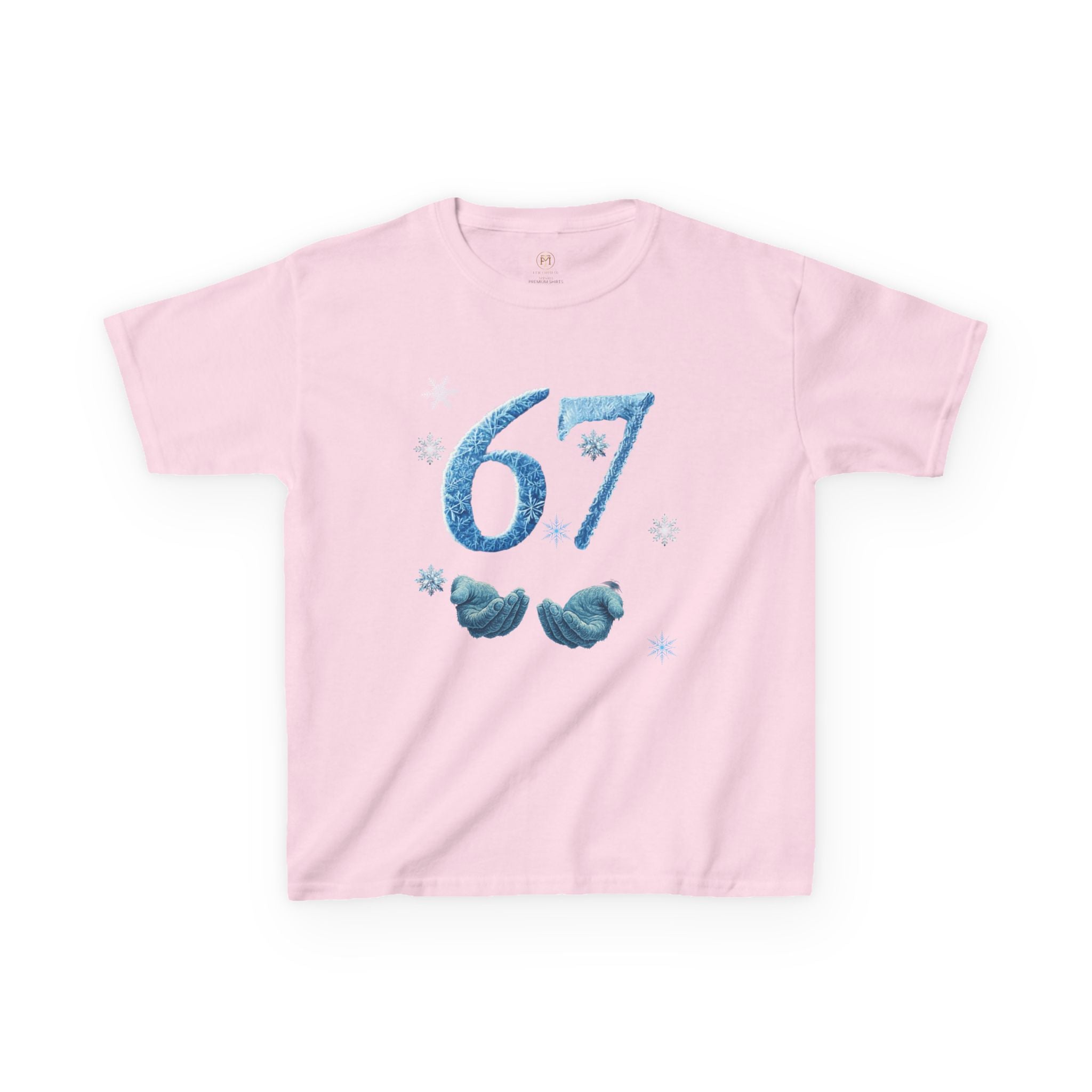 Icy 67  Kids Tee | Winter Number Shirt