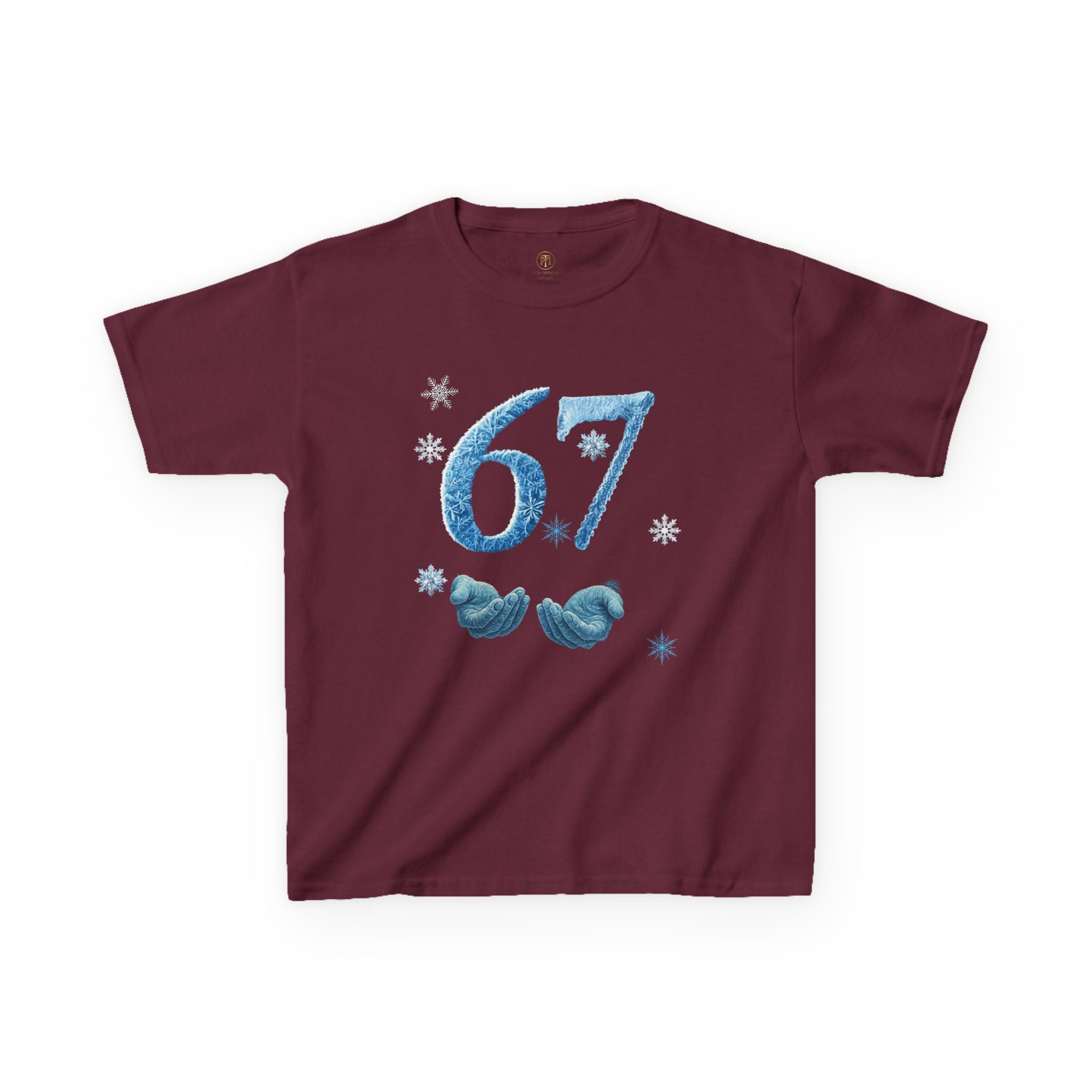 Icy 67  Kids Tee | Winter Number Shirt