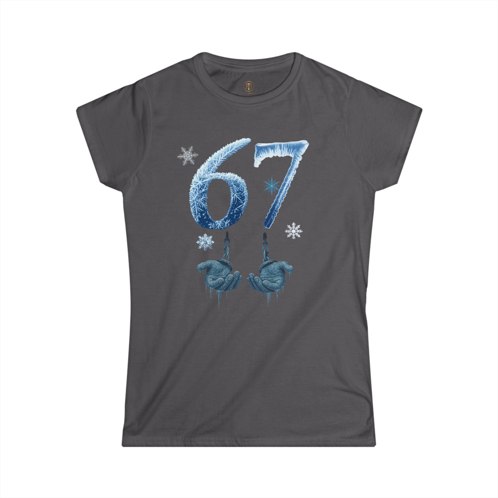Icy Number 67 Winter Frosted Chains Tee