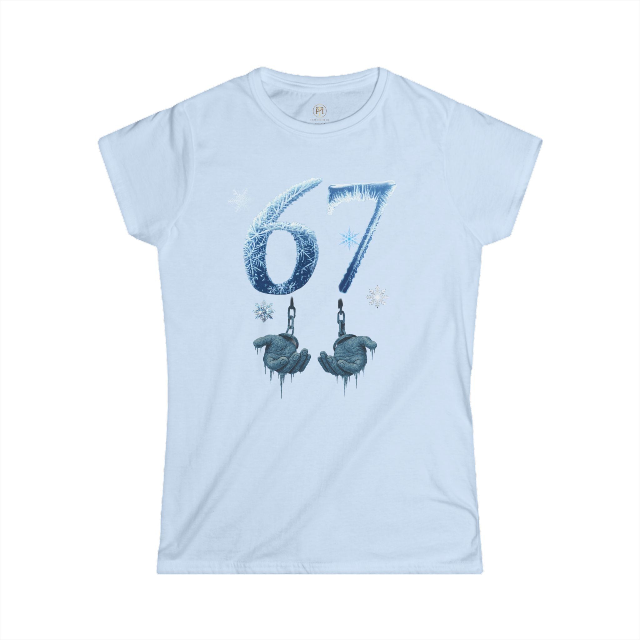 Icy Number 67 Winter Frosted Chains Tee