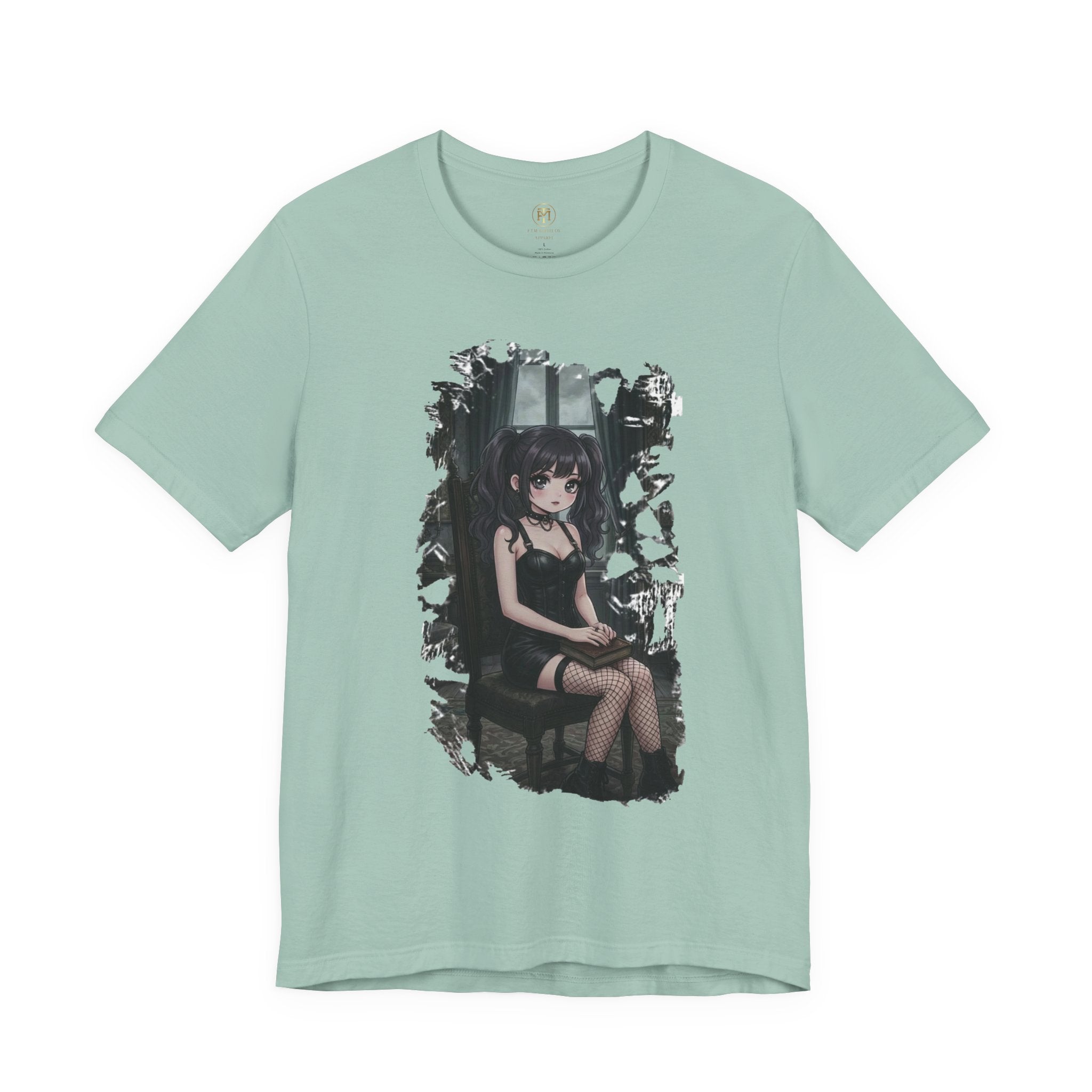 Gothic Anime Girl Victorian Room T-Shirt
