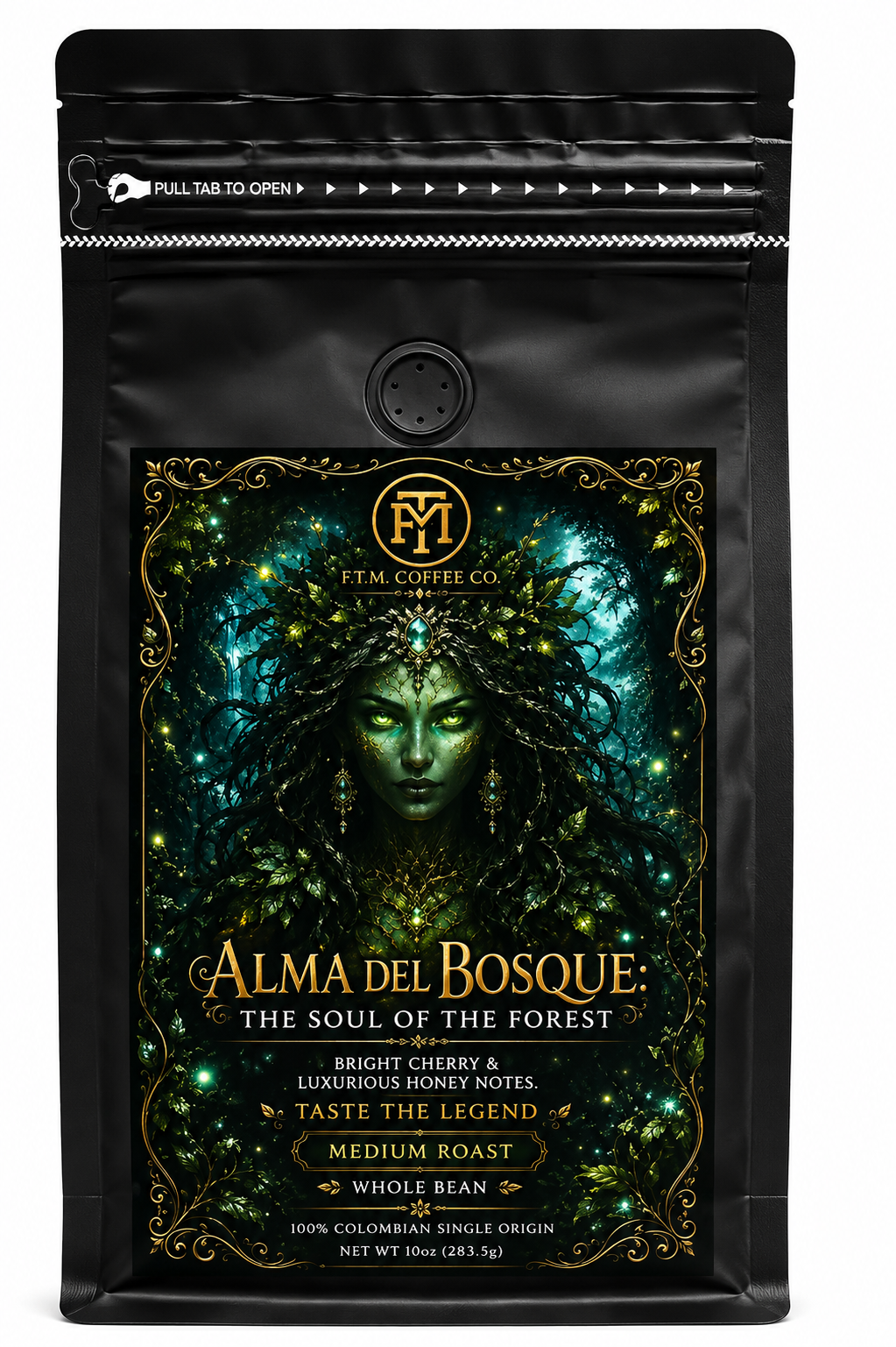 Alma del Bosque: The Soul of the Forest 100% Colombian Ground Coffee