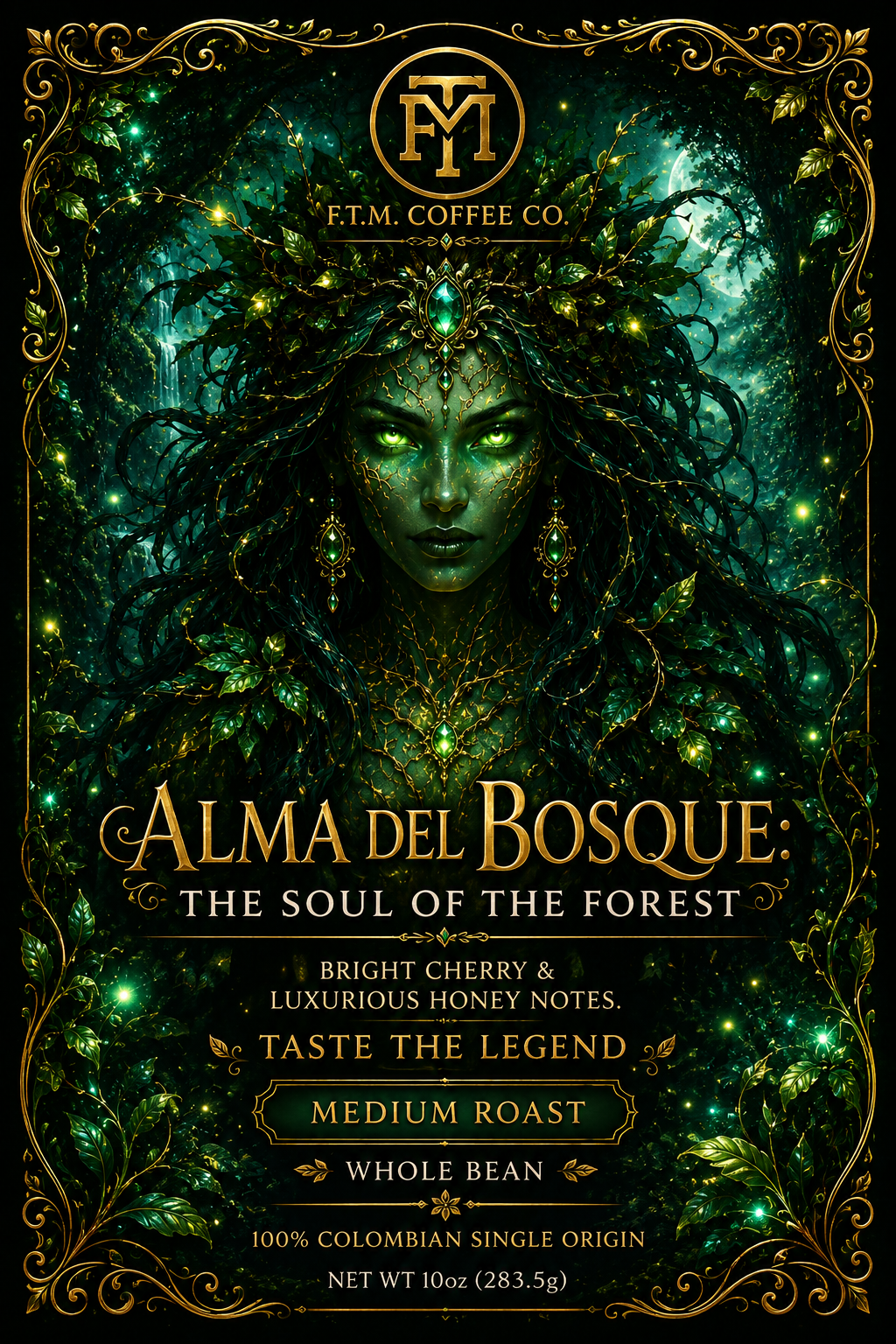 Alma del Bosque: The Soul of the Forest 100% Colombian Ground Coffee