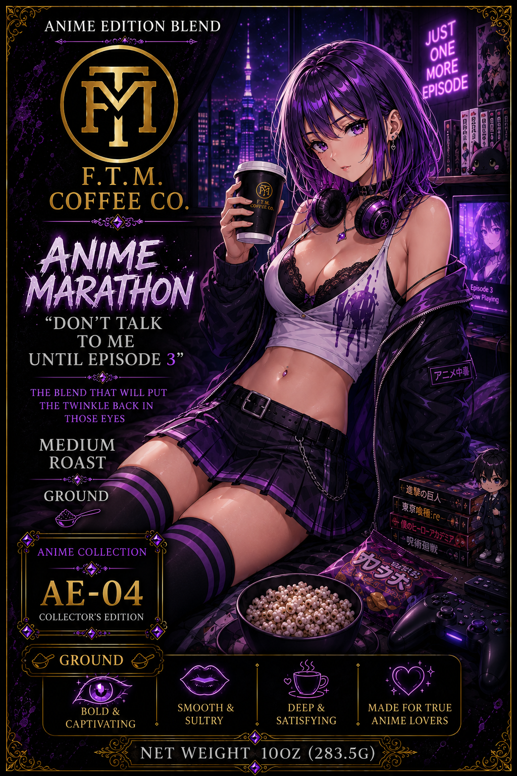 Anime Edition Blend Medium Roast Ground