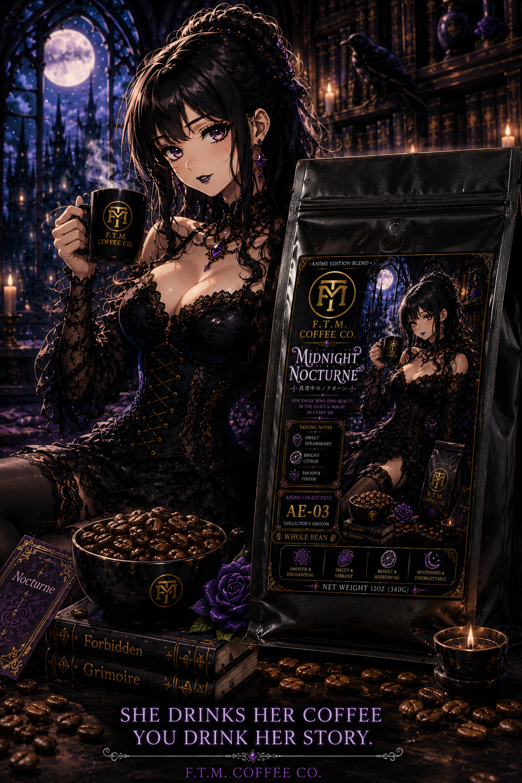 Anime Edition Blend Medium Roast Whole Bean