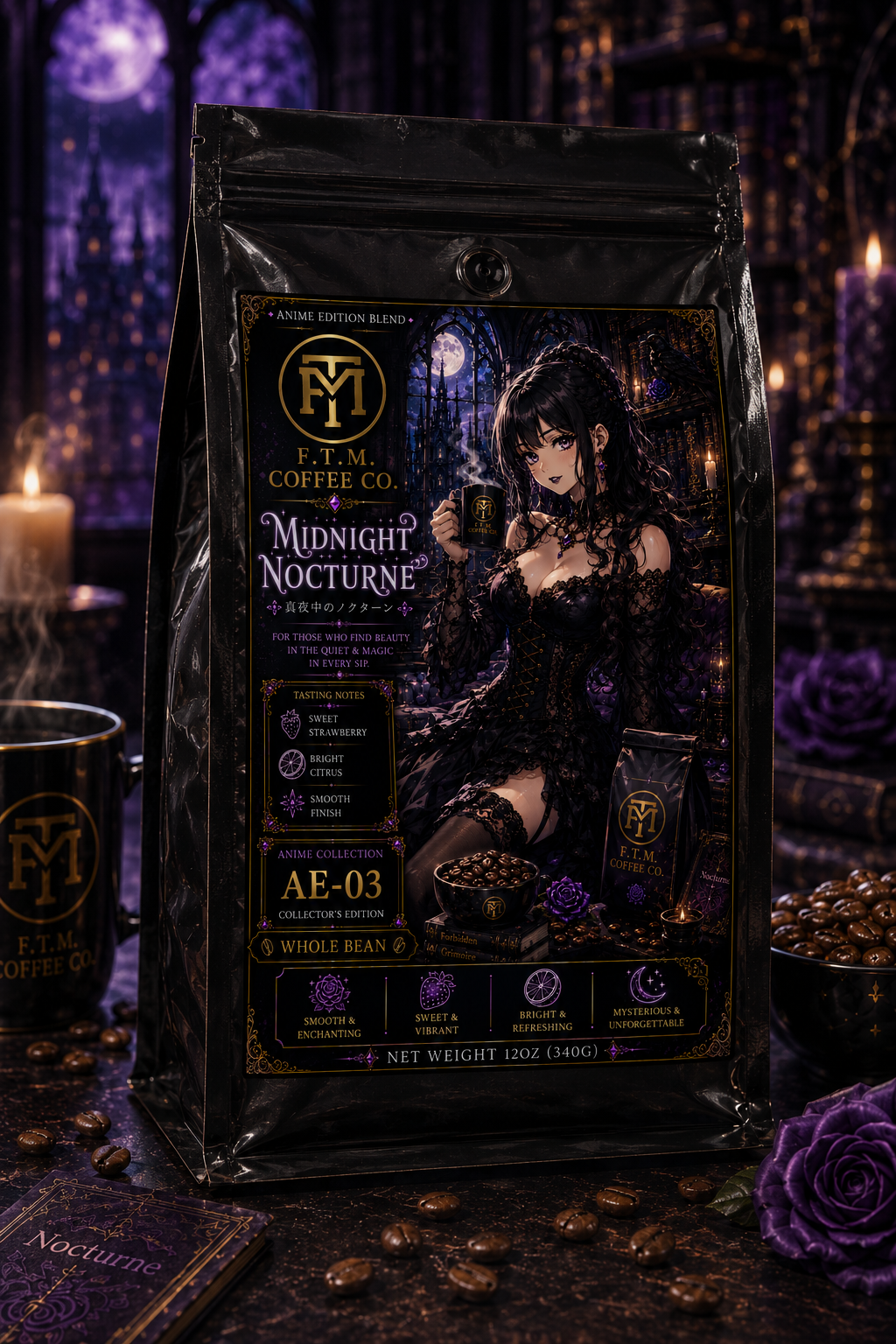 Anime Edition Blend Medium Roast Whole Bean