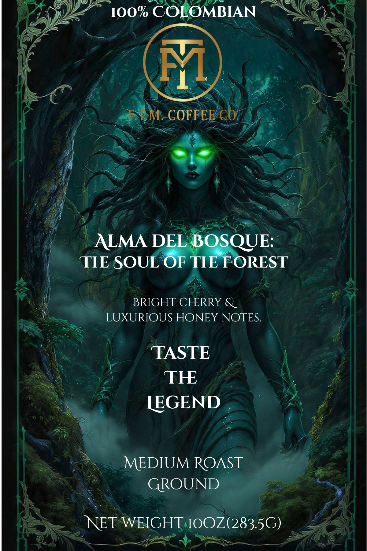 Alma del Bosque: The Soul of the Forest 100% Colombian Ground Coffee