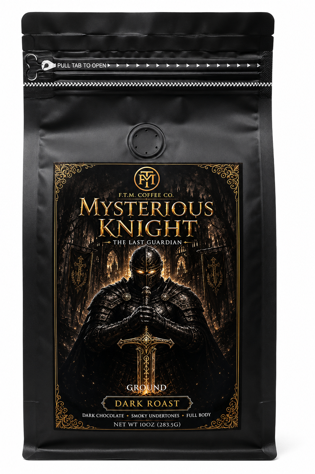 Mysterious Knight Blend Whole Bean Dark Roast