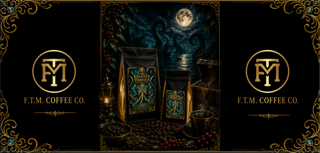 Kraken's Embrace: Dive into the Deep Whole Bean Medium Roast