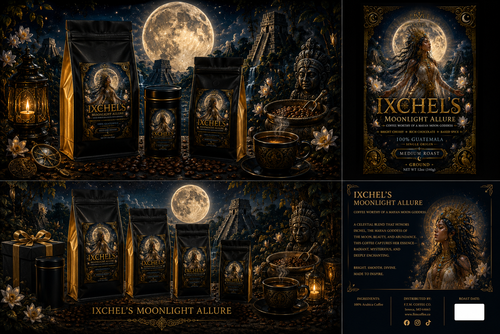 "Ixchel's Moonlight Allure" 100% Guatemala Huehuetenango Medium Roast Ground